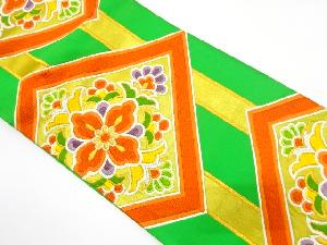 アンティーク　菱華紋織り出し袋帯（材料）